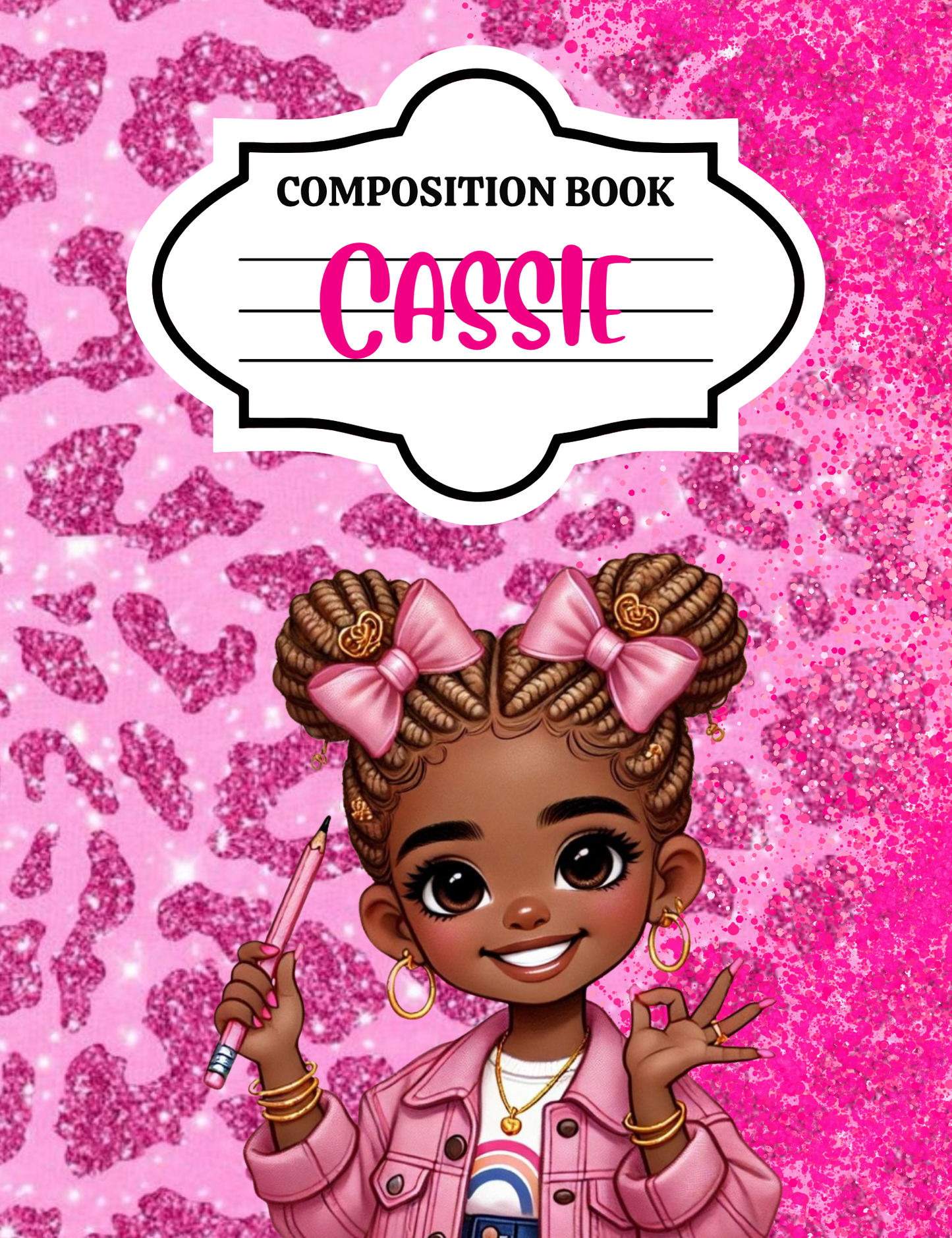 Composition Book Cover Template