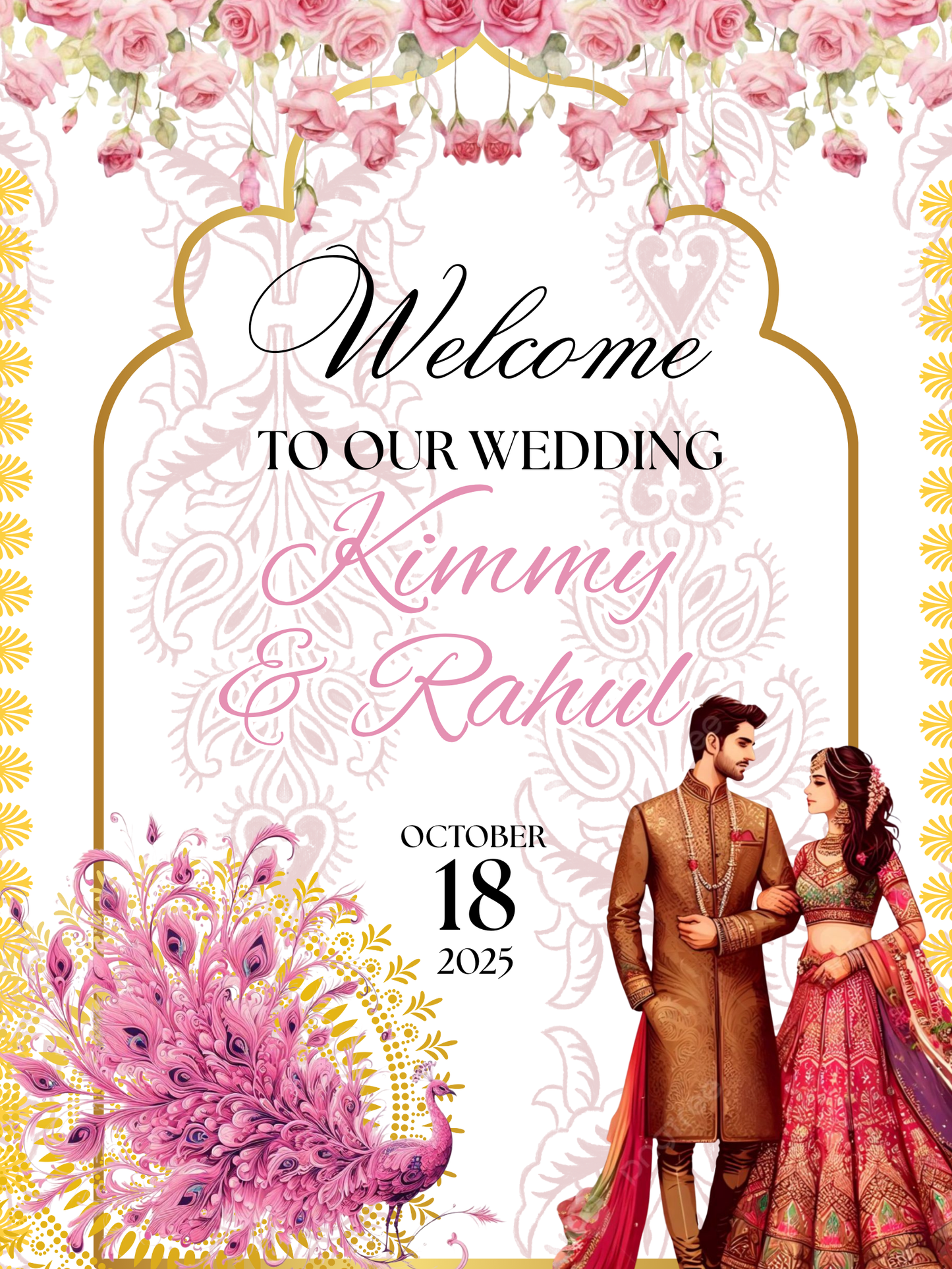Indian Wedding Sign