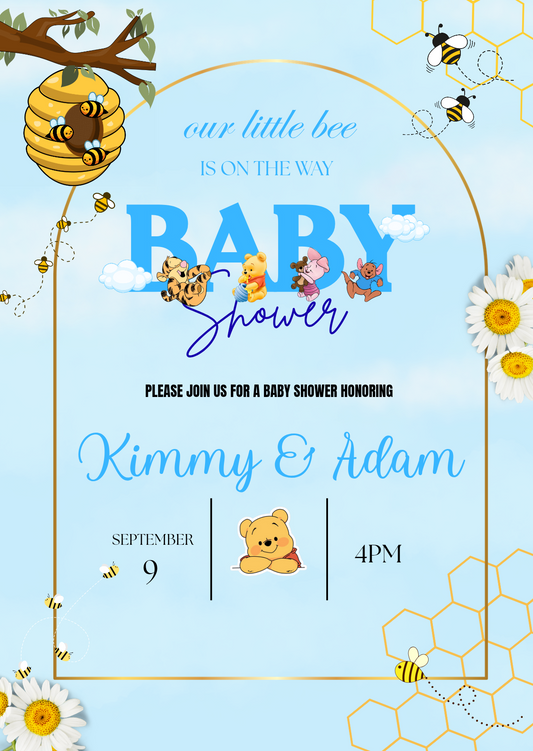 Winnie The Pooh Invitation