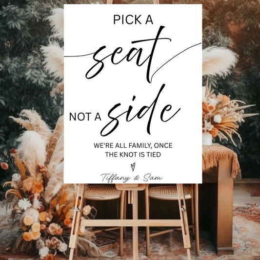 Simple Wedding Sign Template