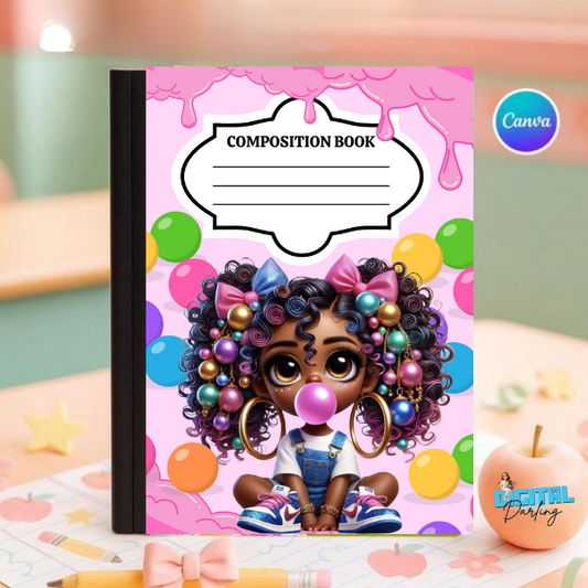Composition Book Cover Template