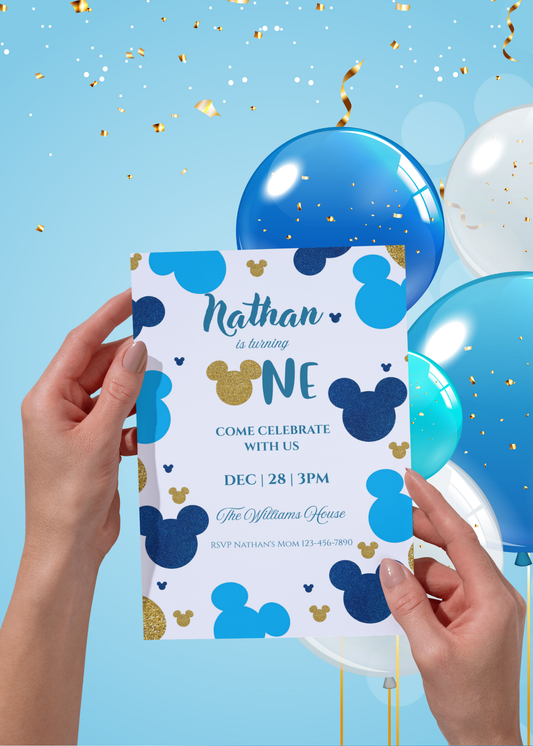 Disney Birthday invitation Template