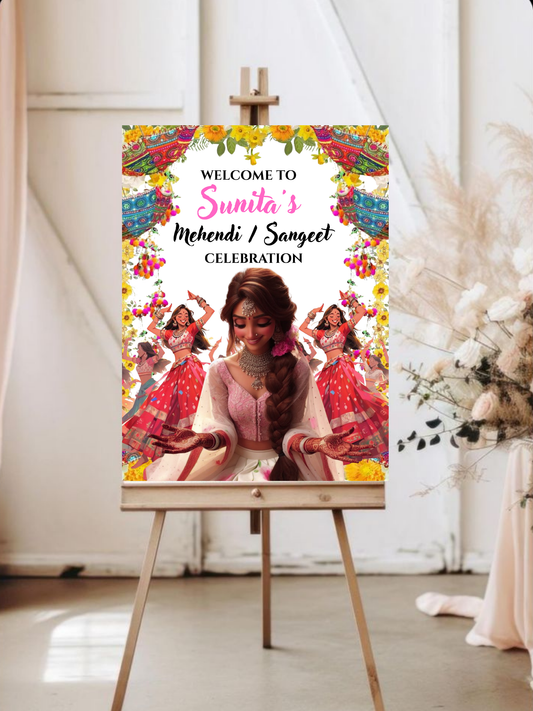 Indian Wedding Mehendi Template