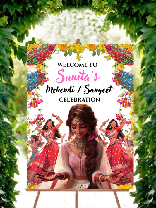 Indian Wedding Mehendi Template