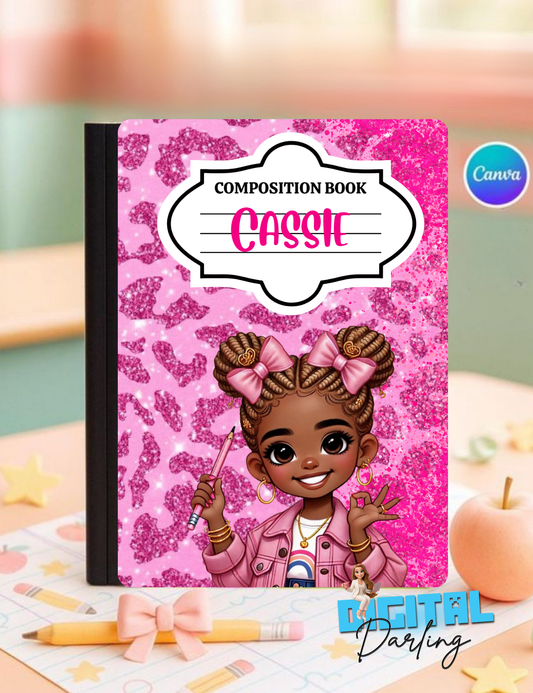 Composition Book Cover Template