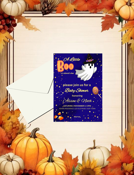 Halloween Theme Invite