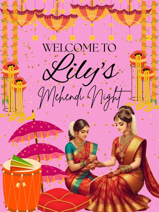 Mehendi Sign Indian Wedding